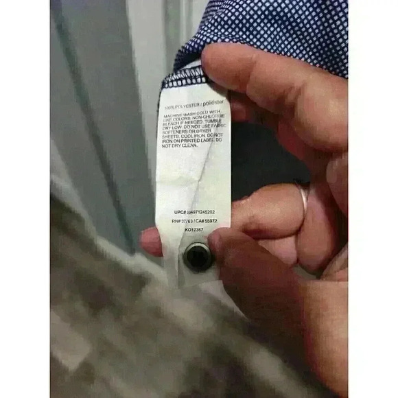 Grand Slam Performance‎ Men's XXL Blue Striped Short Sleeve Polo Shirt EUC - Picture 6 of 6